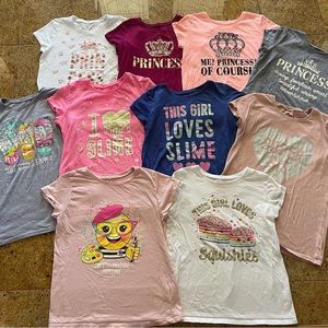 Lot of 10 Children’s Place girls shirts